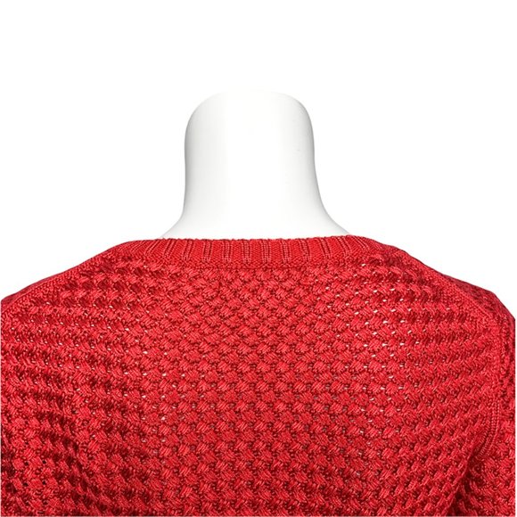 BANANA REPUBLIC Waffle knit crew neck sweater - Picture 5 of 6